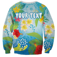 Personalized Hawaii Marathon Sweatshirt Polynesian Motif Tropical Style