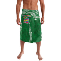 Custom Hawaii Rainbow Warriors Lavalava Polynesian Motif Green Color