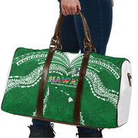 Hawaii Rainbow Warriors Travel Bag Polynesian Motif Green Color