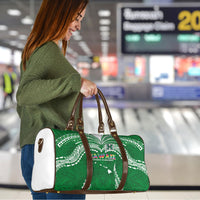 Hawaii Rainbow Warriors Travel Bag Polynesian Motif Green Color