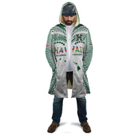 Custom Hawaii Rainbow Warriors Cloak Polynesian Motif White Color