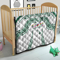 Hawaii Rainbow Warriors Quilt Polynesian Motif White Color