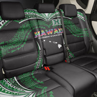 Hawaii Rainbow Warriors Back Car Seat Cover Polynesian Motif Black Color