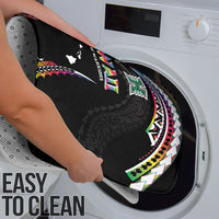 Hawaii Rainbow Warriors Bathroom Set Polynesian Motif Special Edition Rainbow Gradient