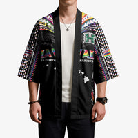 Custom Hawaii Rainbow Warriors Kimono Polynesian Motif Special Edition Rainbow Gradient