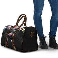 Hawaii Rainbow Warriors Travel Bag Polynesian Motif Special Edition Rainbow Gradient