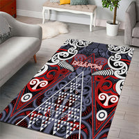 Aotearoa Iwi Ngapuhi Area Rug Maori Motif Tribal