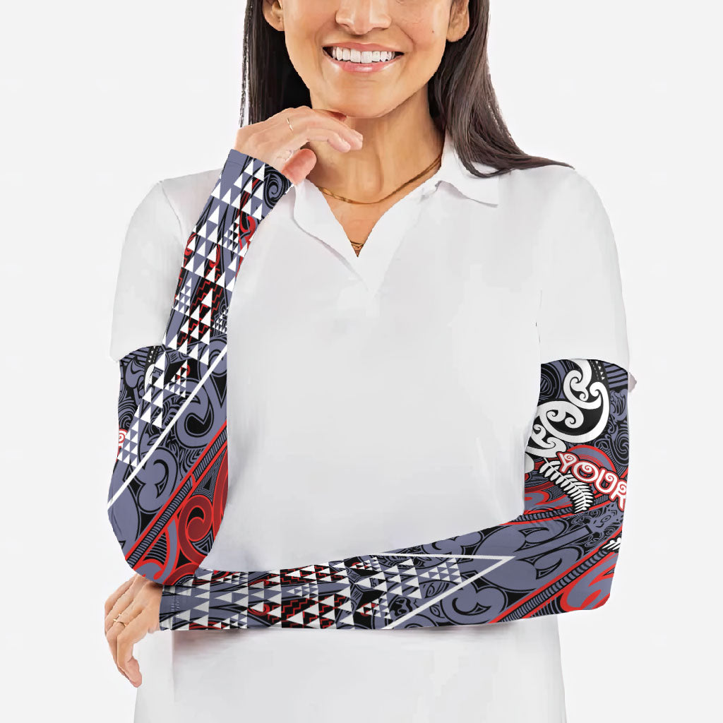 Personalised Aotearoa Iwi Ngapuhi Arm Sleeves Maori Motif Tribal