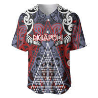 Personalised Aotearoa Iwi Ngapuhi Baseball Jersey Maori Motif Tribal