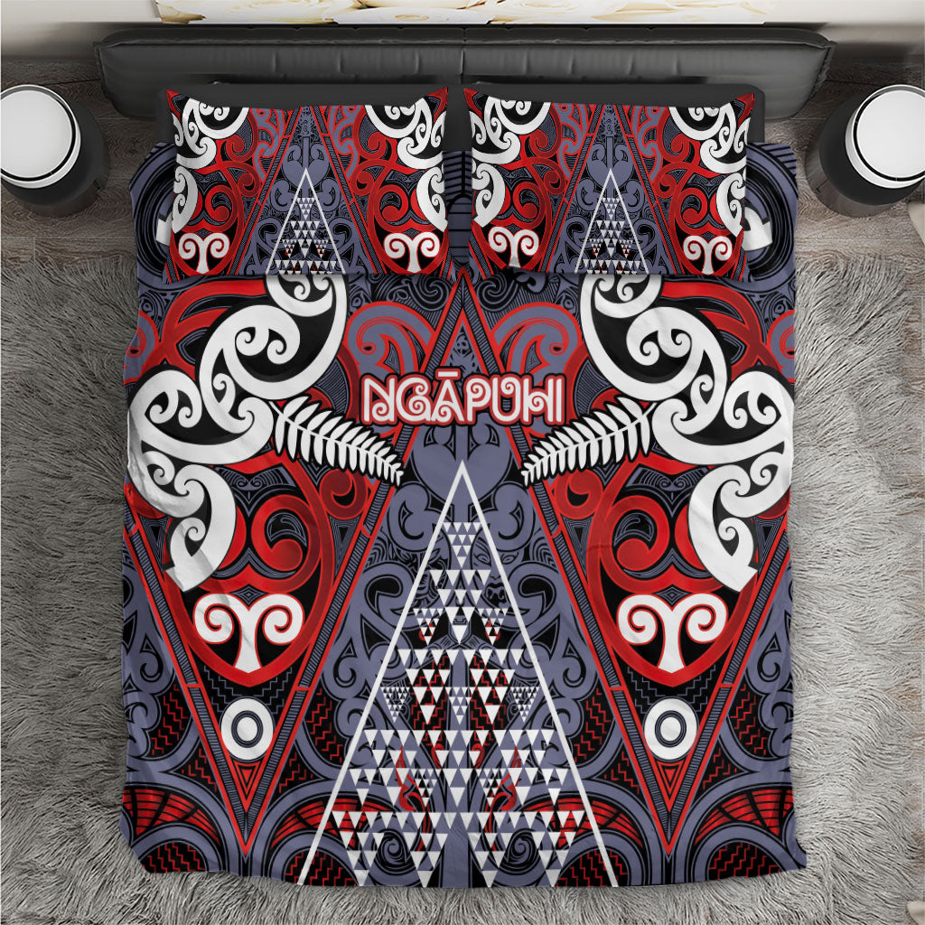 Aotearoa Iwi Ngapuhi Bedding Set Maori Motif Tribal