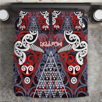 Aotearoa Iwi Ngapuhi Bedding Set Maori Motif Tribal