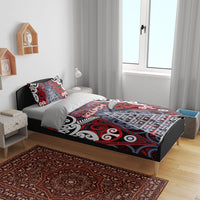 Aotearoa Iwi Ngapuhi Bedding Set Maori Motif Tribal