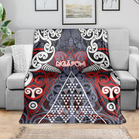 Aotearoa Iwi Ngapuhi Blanket Maori Motif Tribal