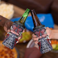 Personalised Aotearoa Iwi Ngapuhi 4 in 1 Can Cooler Tumbler Maori Motif Tribal