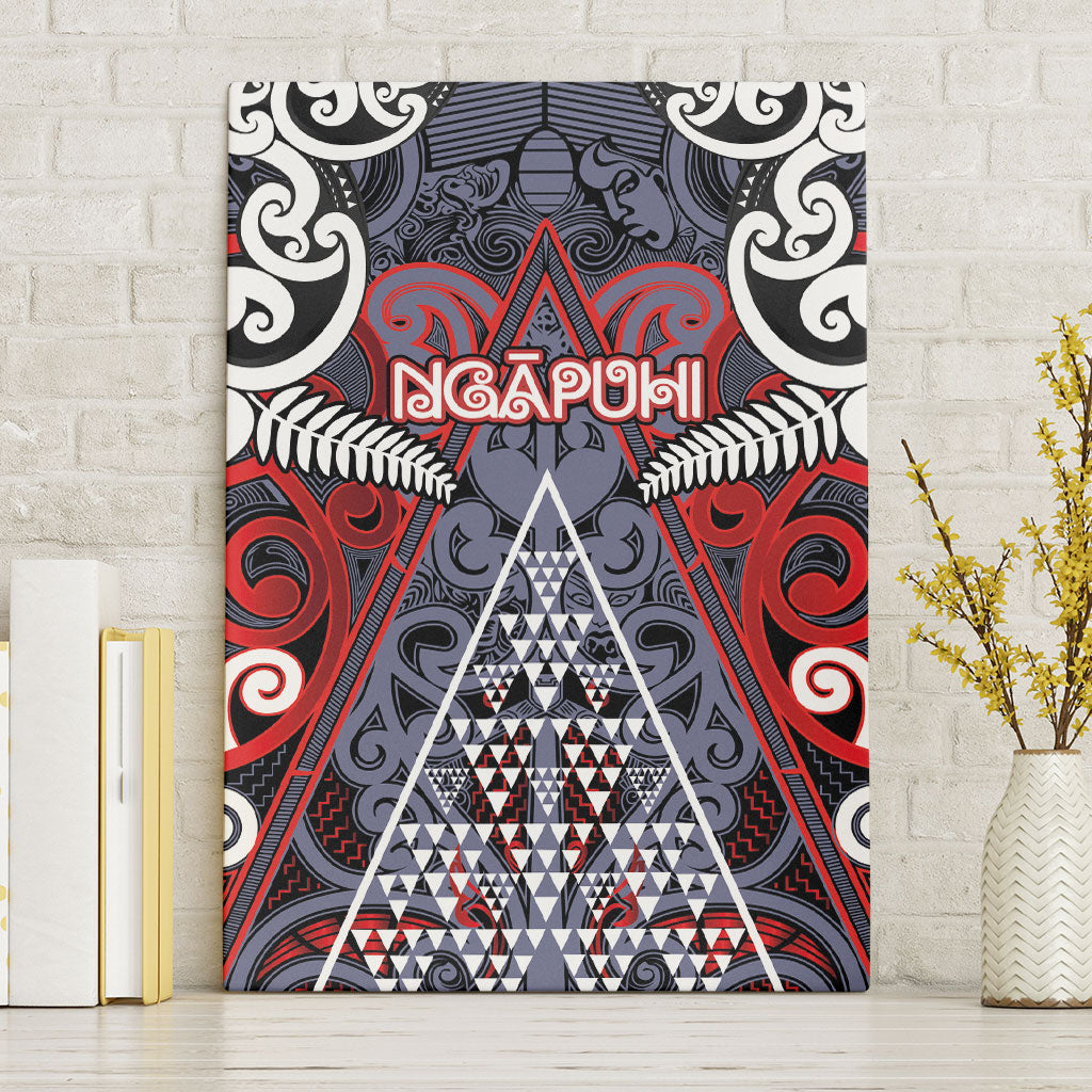 Aotearoa Iwi Ngapuhi Canvas Wall Art Maori Motif Tribal