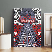 Aotearoa Iwi Ngapuhi Canvas Wall Art Maori Motif Tribal