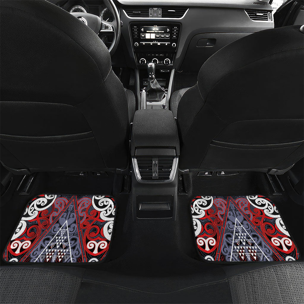Personalised Aotearoa Iwi Ngapuhi Car Mats Maori Motif Tribal