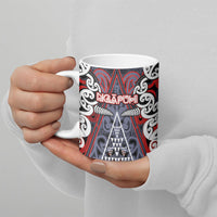 Personalised Aotearoa Iwi Ngapuhi Ceramic Mug Maori Motif Tribal