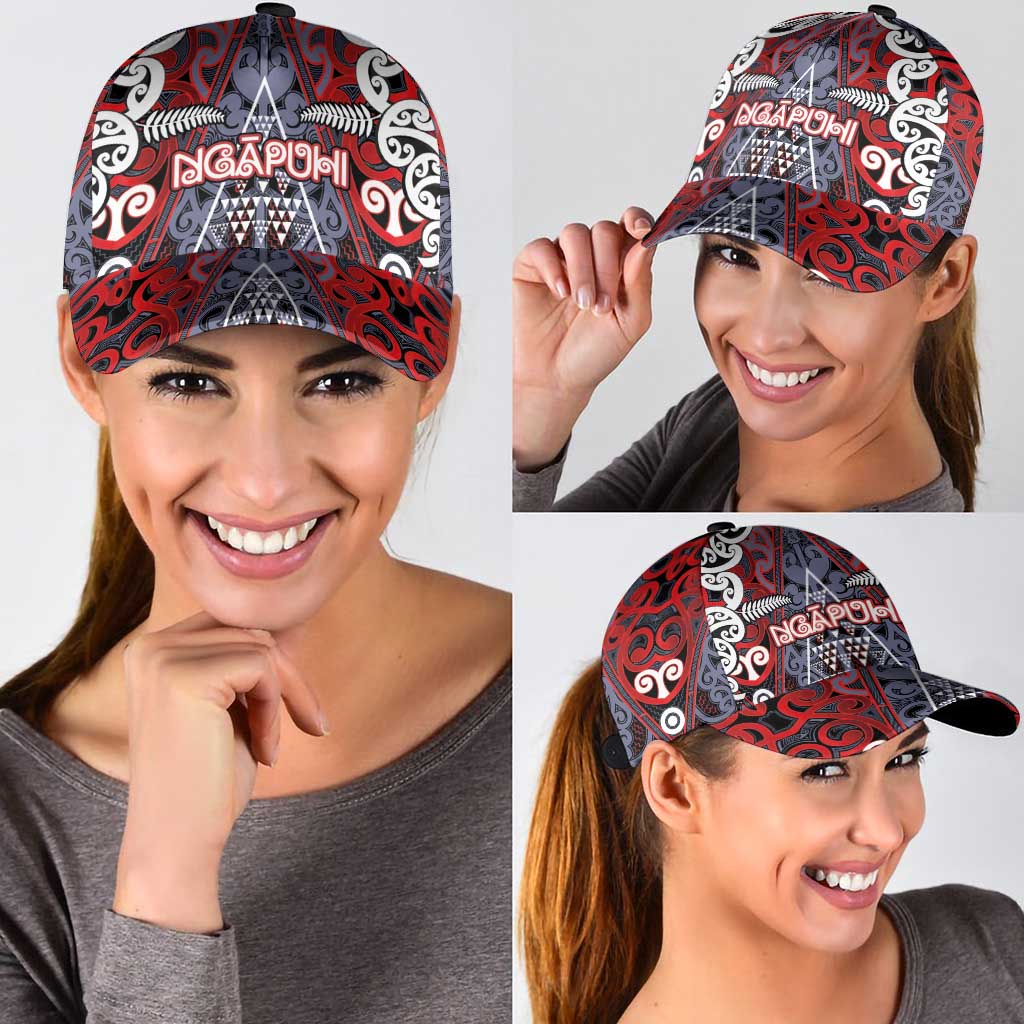 Aotearoa Iwi Ngapuhi Classic Cap Maori Motif Tribal