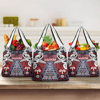 Aotearoa Iwi Ngapuhi Grocery Bag Maori Motif Tribal
