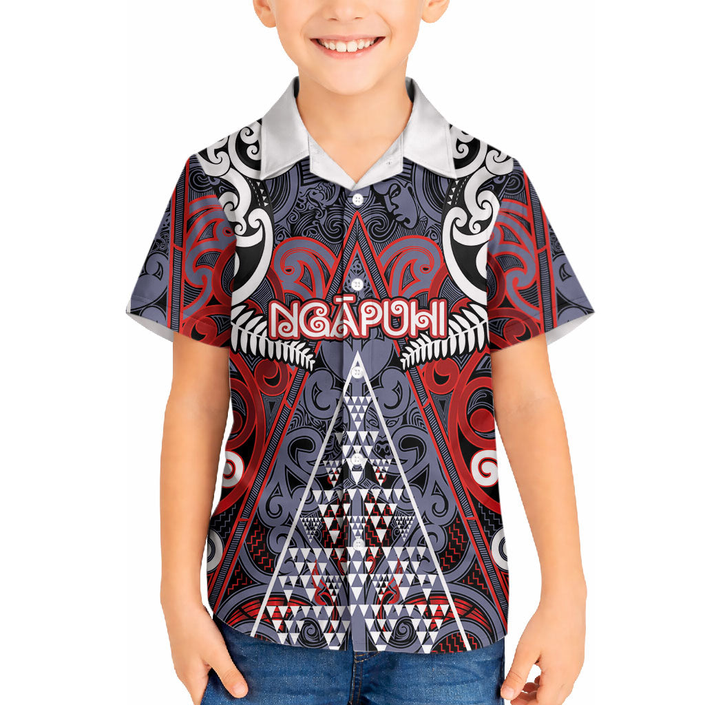 Personalised Aotearoa Iwi Ngapuhi Hawaiian Shirt Maori Motif Tribal