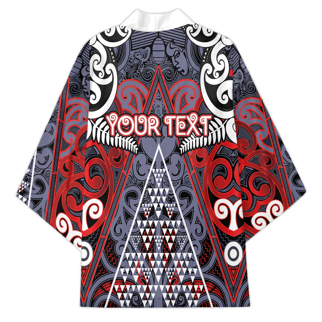 Personalised Aotearoa Iwi Ngapuhi Kimono Maori Motif Tribal