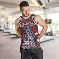 Personalised Aotearoa Iwi Ngapuhi Men Tank Top Maori Motif Tribal