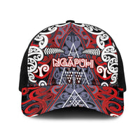 Aotearoa Iwi Ngapuhi Mesh Trucker Cap Maori Motif Tribal
