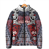 Personalised Aotearoa Iwi Ngapuhi Padded Jacket Maori Motif Tribal