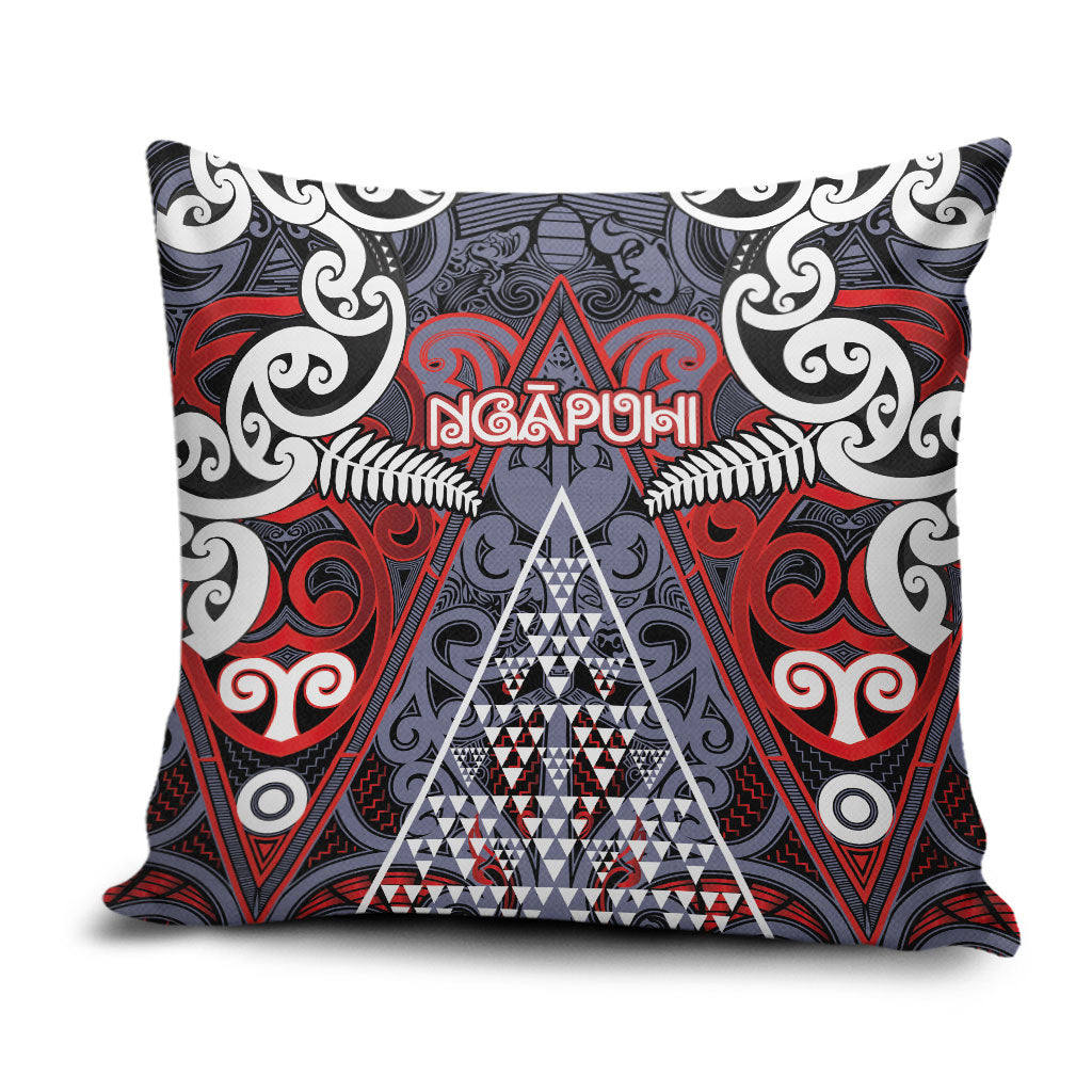 Aotearoa Iwi Ngapuhi Pillow Cover Maori Motif Tribal