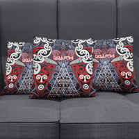 Aotearoa Iwi Ngapuhi Pillow Cover Maori Motif Tribal