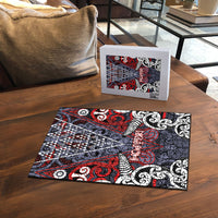 Aotearoa Iwi Ngapuhi Puzzle Maori Motif Tribal