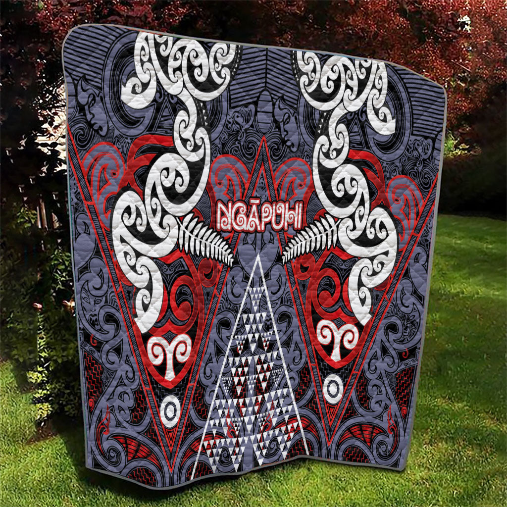 Aotearoa Iwi Ngapuhi Quilt Maori Motif Tribal