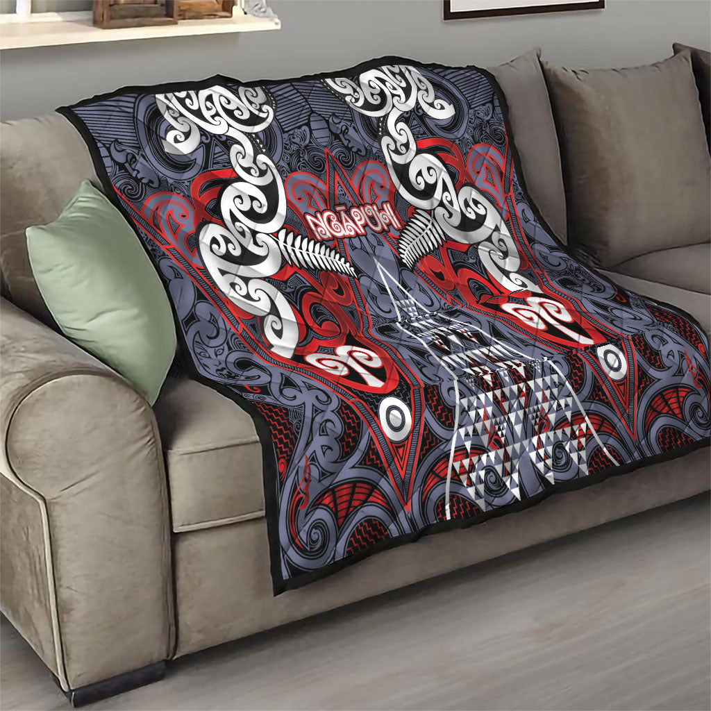 Aotearoa Iwi Ngapuhi Quilt Maori Motif Tribal