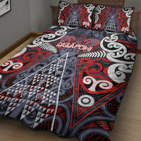 Aotearoa Iwi Ngapuhi Quilt Bed Set Maori Motif Tribal