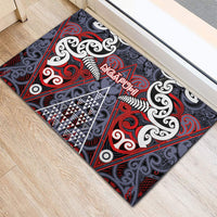 Aotearoa Iwi Ngapuhi Rubber Doormat Maori Motif Tribal