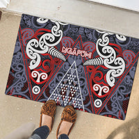 Aotearoa Iwi Ngapuhi Rubber Doormat Maori Motif Tribal
