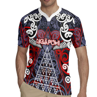 Personalised Aotearoa Iwi Ngapuhi Rugby Jersey Maori Motif Tribal