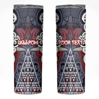 Personalised Aotearoa Iwi Ngapuhi Skinny Tumbler Maori Motif Tribal