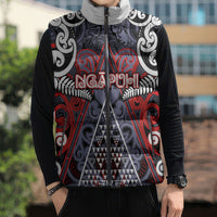Personalised Aotearoa Iwi Ngapuhi Sleeveless Puffer Jacket Maori Motif Tribal