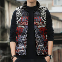 Personalised Aotearoa Iwi Ngapuhi Sleeveless Puffer Jacket Maori Motif Tribal