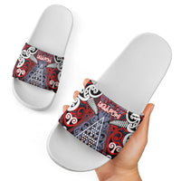 Aotearoa Iwi Ngapuhi Slide Sandals Maori Motif Tribal