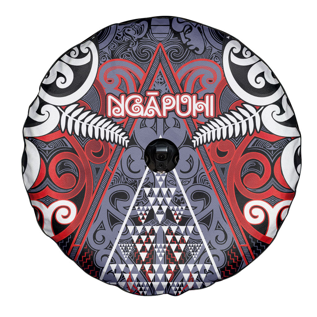 Aotearoa Iwi Ngapuhi Spare Tire Cover Maori Motif Tribal