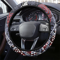 Aotearoa Iwi Ngapuhi Steering Wheel Cover Maori Motif Tribal
