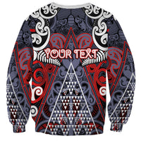 Personalised Aotearoa Iwi Ngapuhi Sweatshirt Maori Motif Tribal