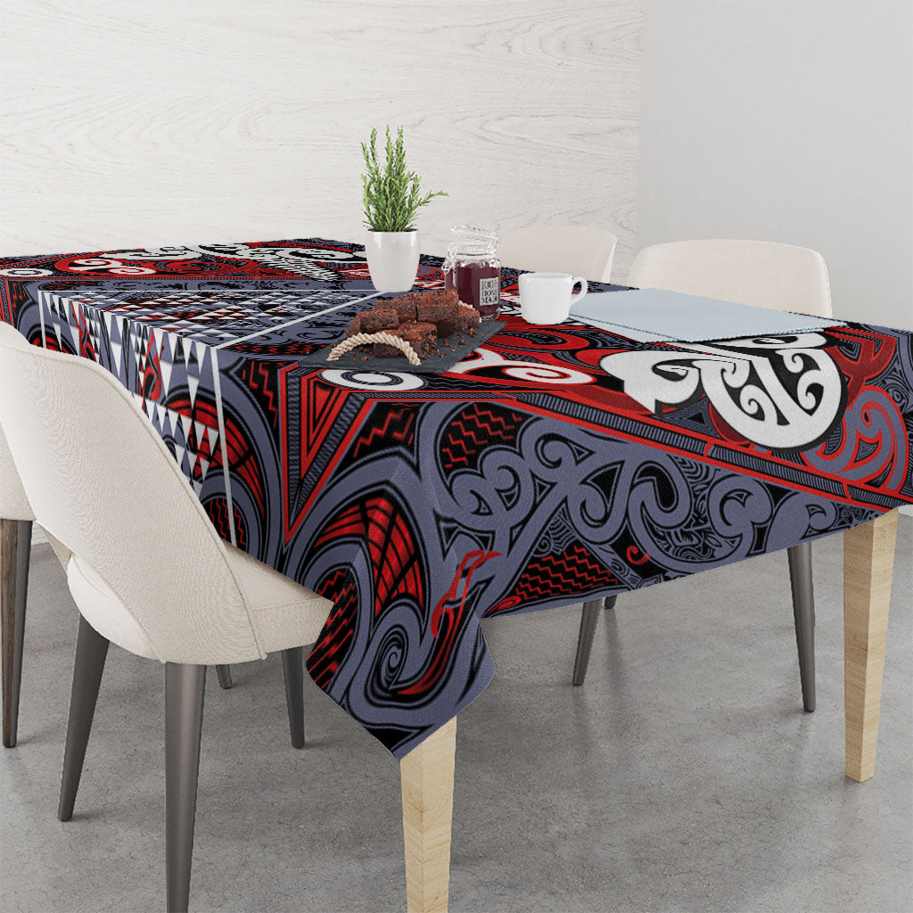 Aotearoa Iwi Ngapuhi Tablecloth Maori Motif Tribal