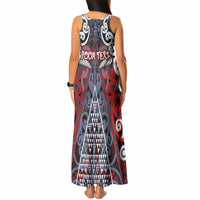 Personalised Aotearoa Iwi Ngapuhi Tank Maxi Dress Maori Motif Tribal