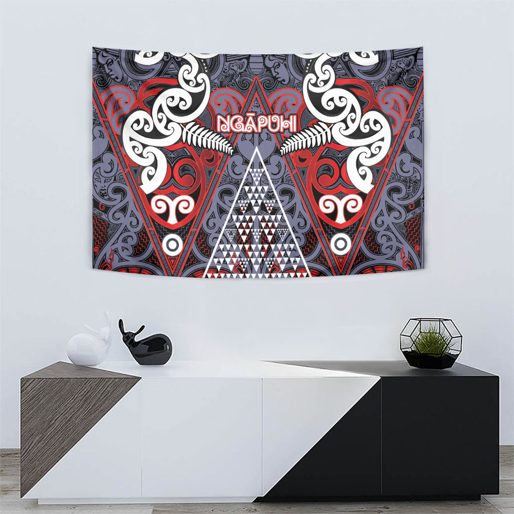 Aotearoa Iwi Ngapuhi Tapestry Maori Motif Tribal
