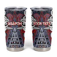 Personalised Aotearoa Iwi Ngapuhi Tumbler Cup Maori Motif Tribal
