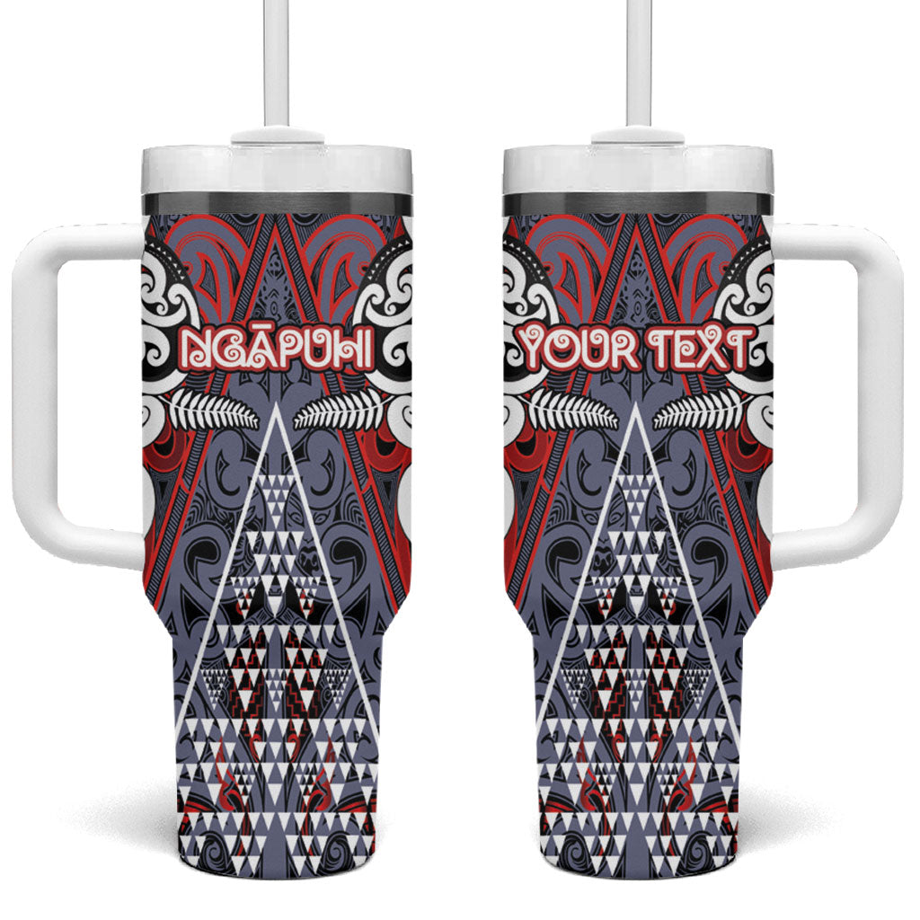 Personalised Aotearoa Iwi Ngapuhi Tumbler With Handle Maori Motif Tribal